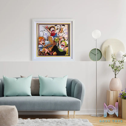 Aotupanda Studio – One Piece Dream Sailing Comic Luffy 3D Decorative Painting