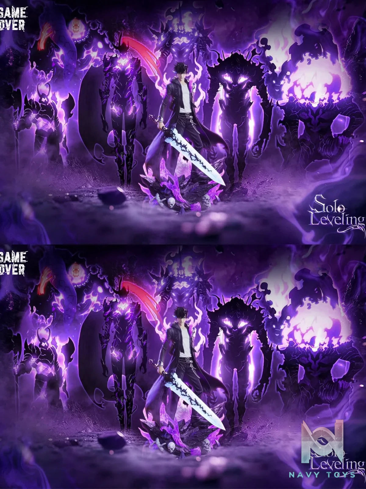 Shadow Monarch Sung Jin - Woo resin statue Game Over Studio anime figure