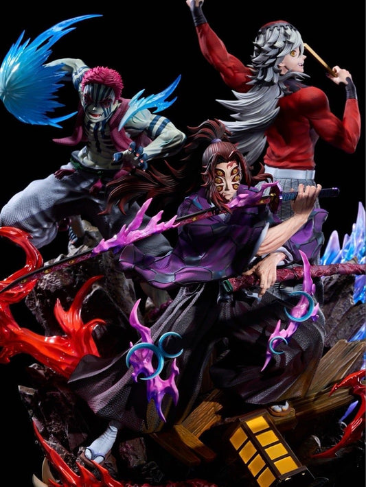 Infinity Castle Kokushibo x Akaza x Douma - Kimetsu No Yaiba - Food Chain Studio resin statue food chain Studio anime figure