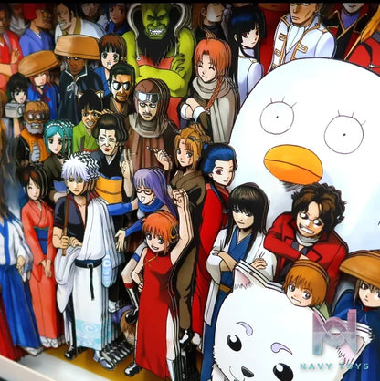 KALA HOME Studio – Gin tama Multiple Characters #02 3D Decorative Painting Gin tama