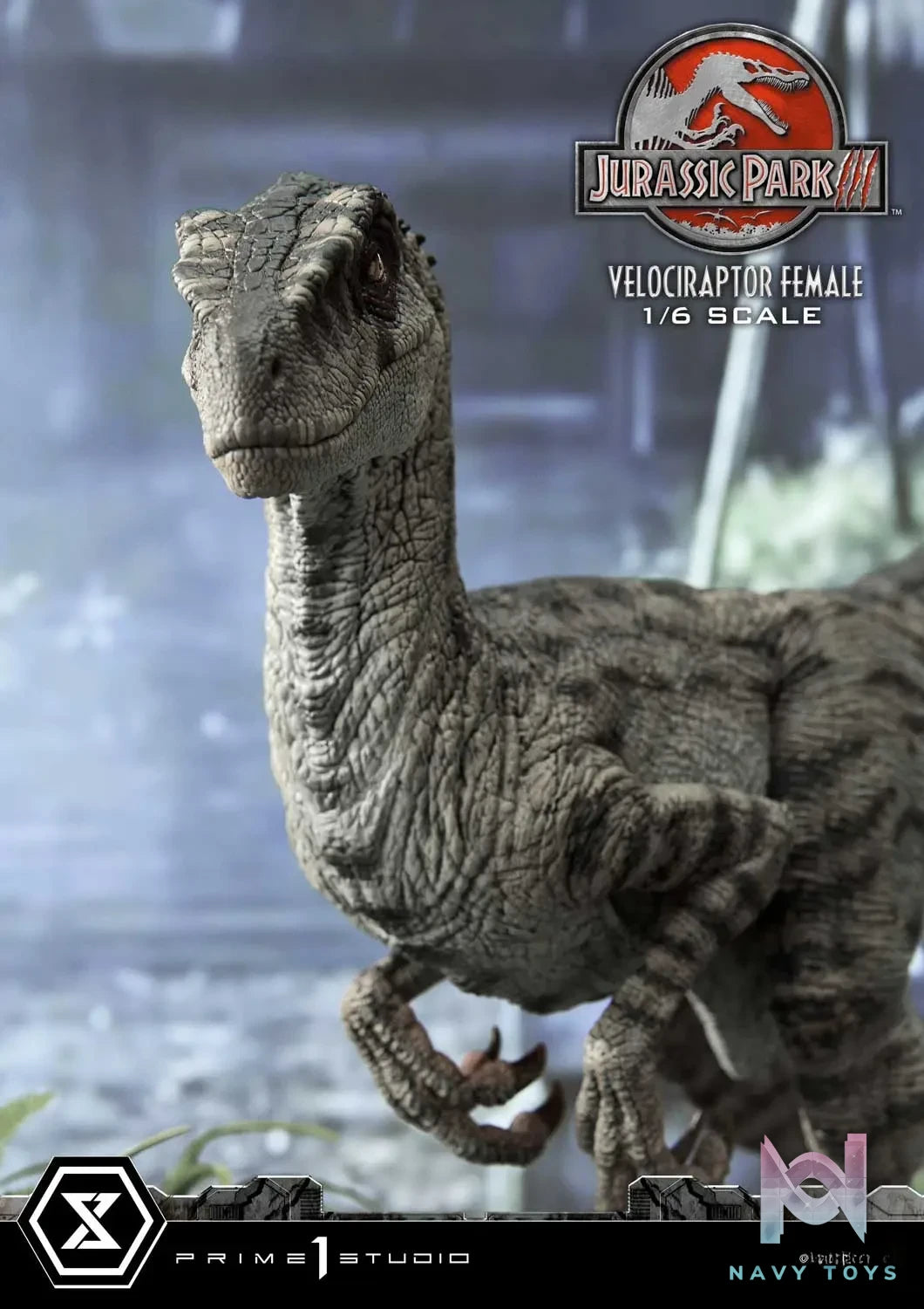 Prime 1 Studio – Legacy Museum Collection Jurassic Park III (Film) Velociraptor Female LMCJP-11 LMCJP-11S (Licensed)