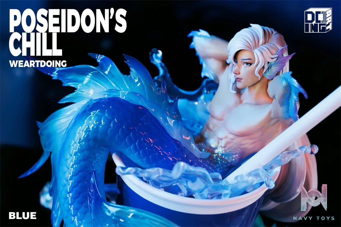 Weartdoing Studio – Original Poseidon’s Chill-Red & Blue & Orange (Licensed)