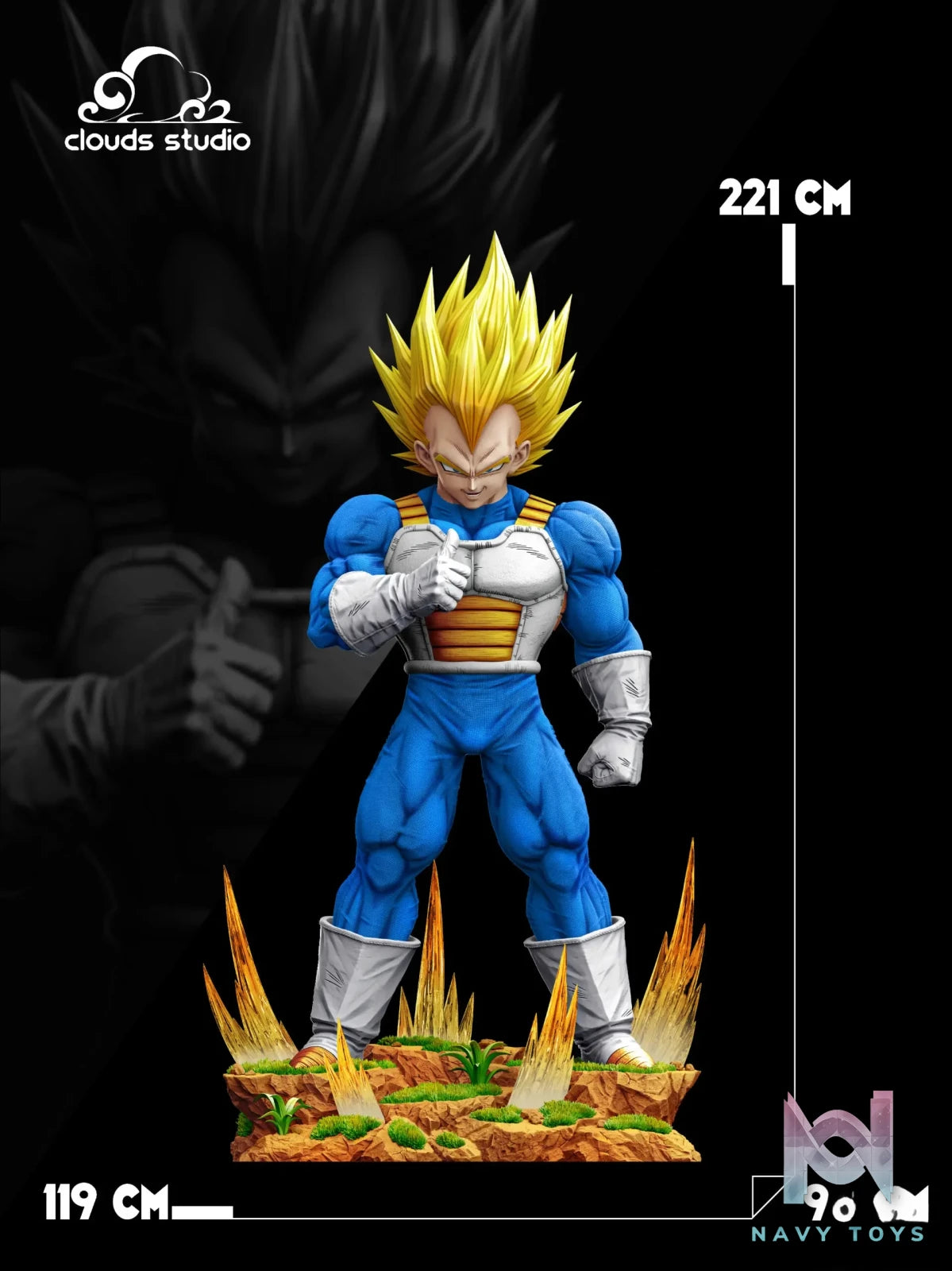 Clouds Studio – Dragon Ball Vegeta 1/1
