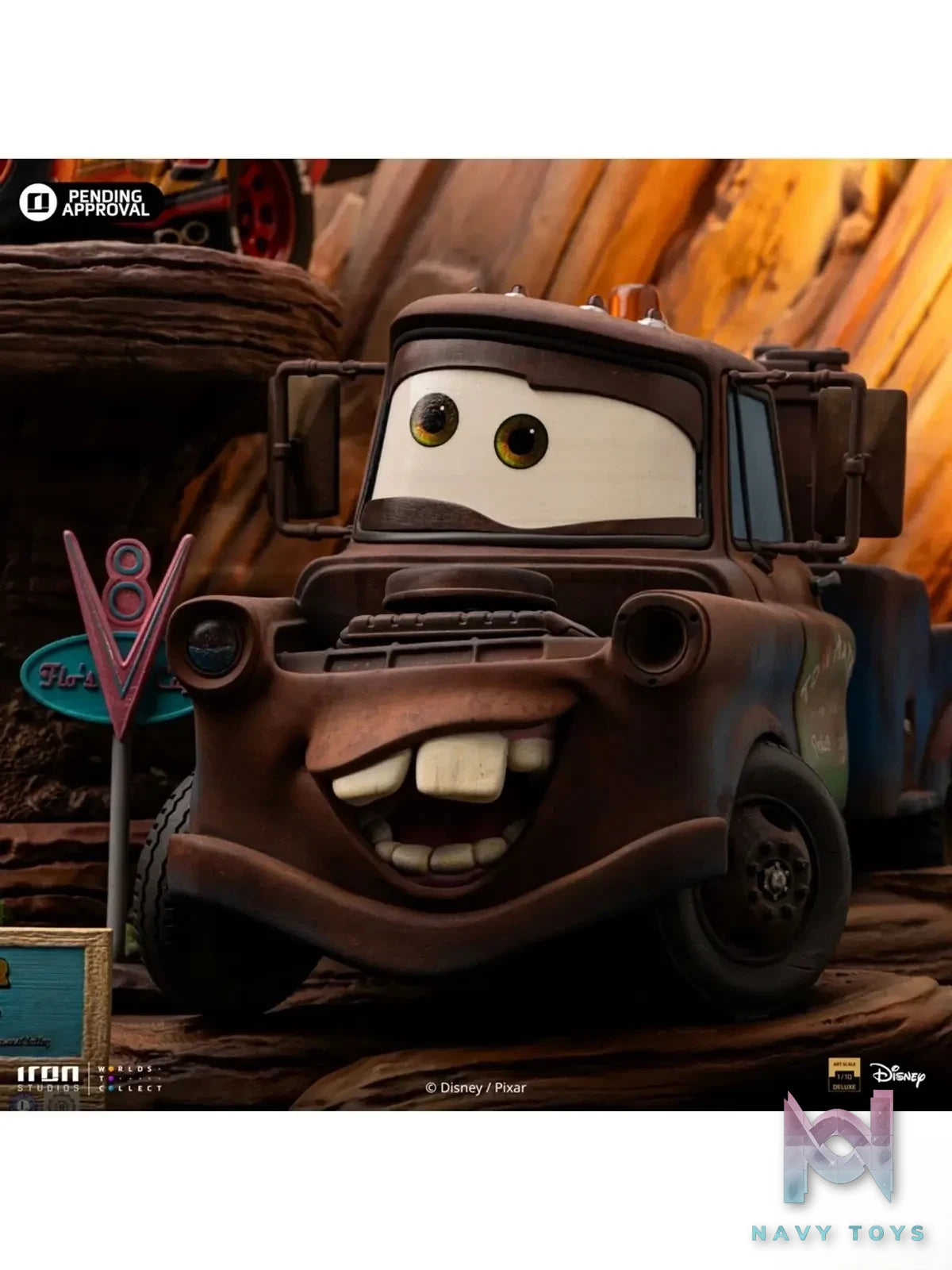 Iron Studio – Cars Lightning McQueen DSNEY114024 DSNEY113924-10 (Licensed)