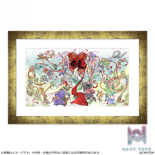 CAPCOM Studio – Okami 20th Anniversary Art Chara Fine Graph w/Frame (Licensed)