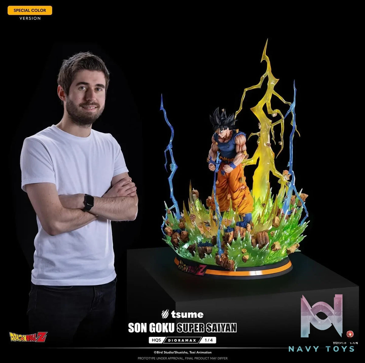 Tsume Studio – Dragon ball Son Goku Super Saiyan HQS Dioramax (Licensed)