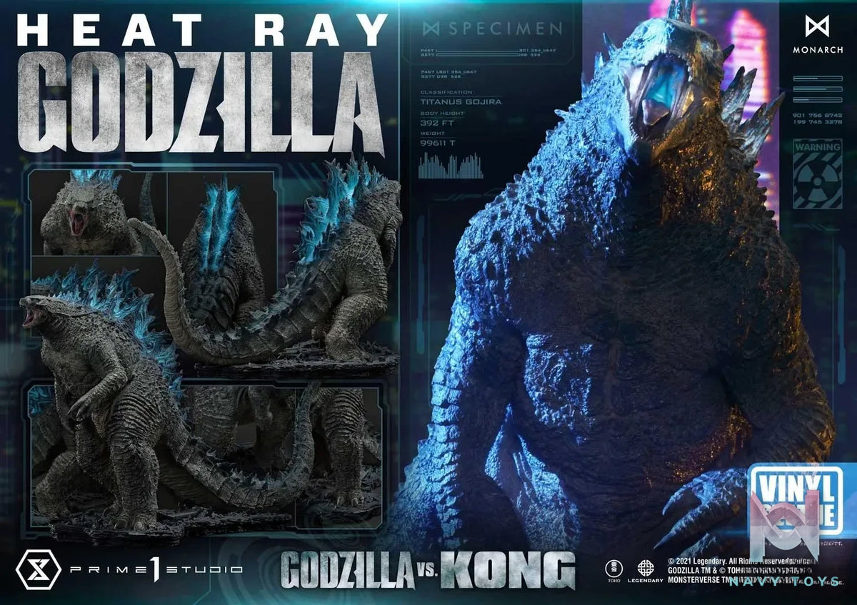 Prime 1 Studio – Ultimate Diorama Masterline Godzilla vs Kong Heat Ray Godzilla Vinyl Statue UDMGVK-05VS(Licensed)