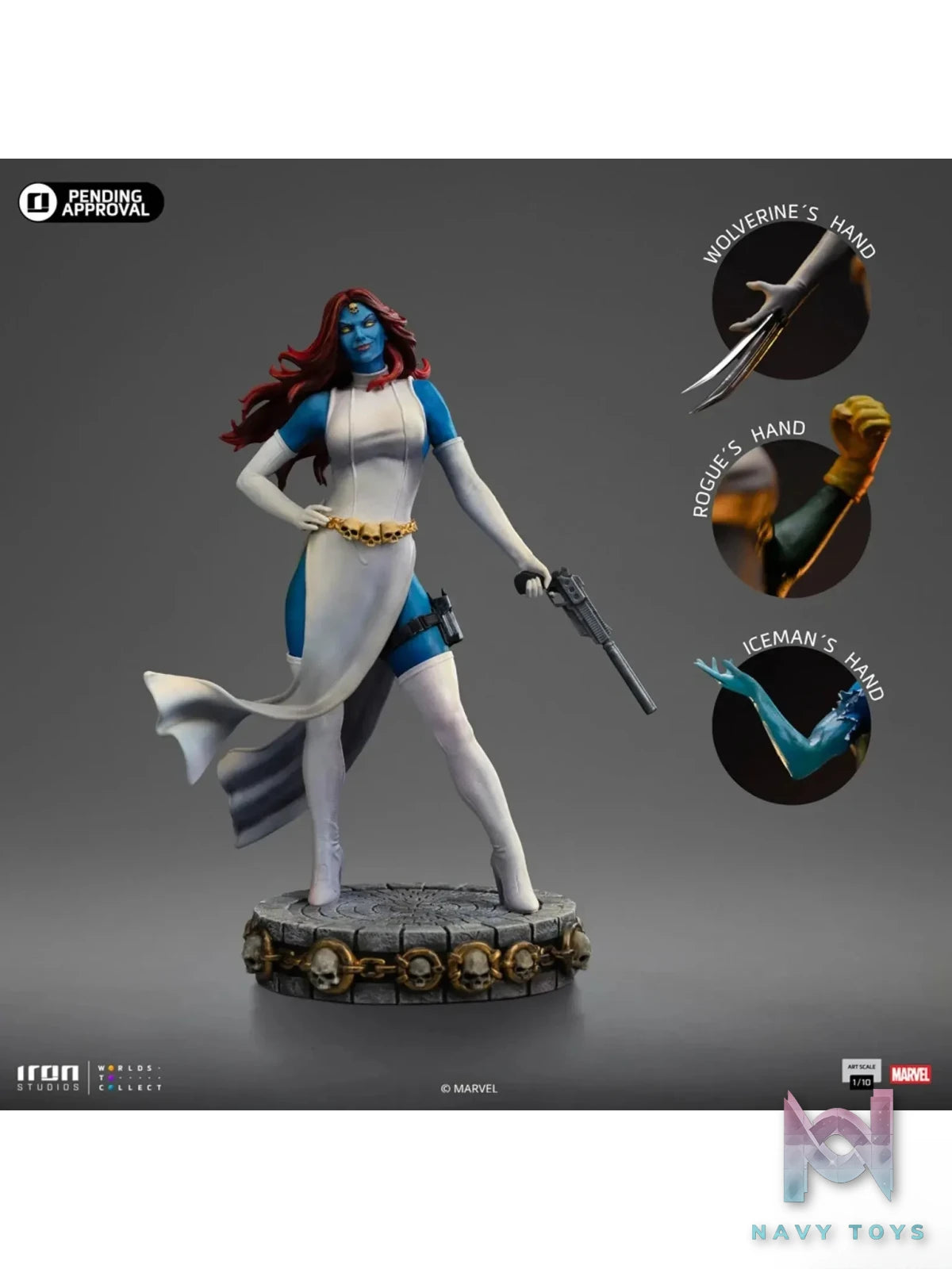Iron Studio – Marvel Comics Statue Mystique Art Scale 1/10 (Licensed)