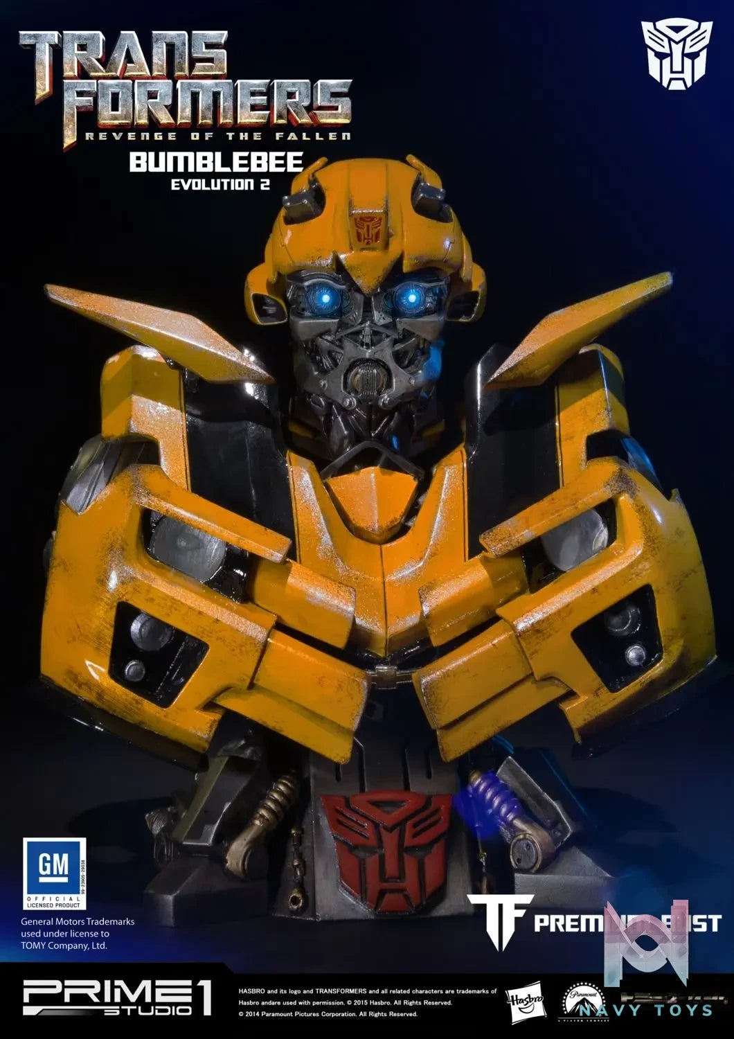 Prime 1 Studio – Premium Bust Transformers: Revenge of the Fallen (Film) Bumblebee PBTFM-07 (Licensed)