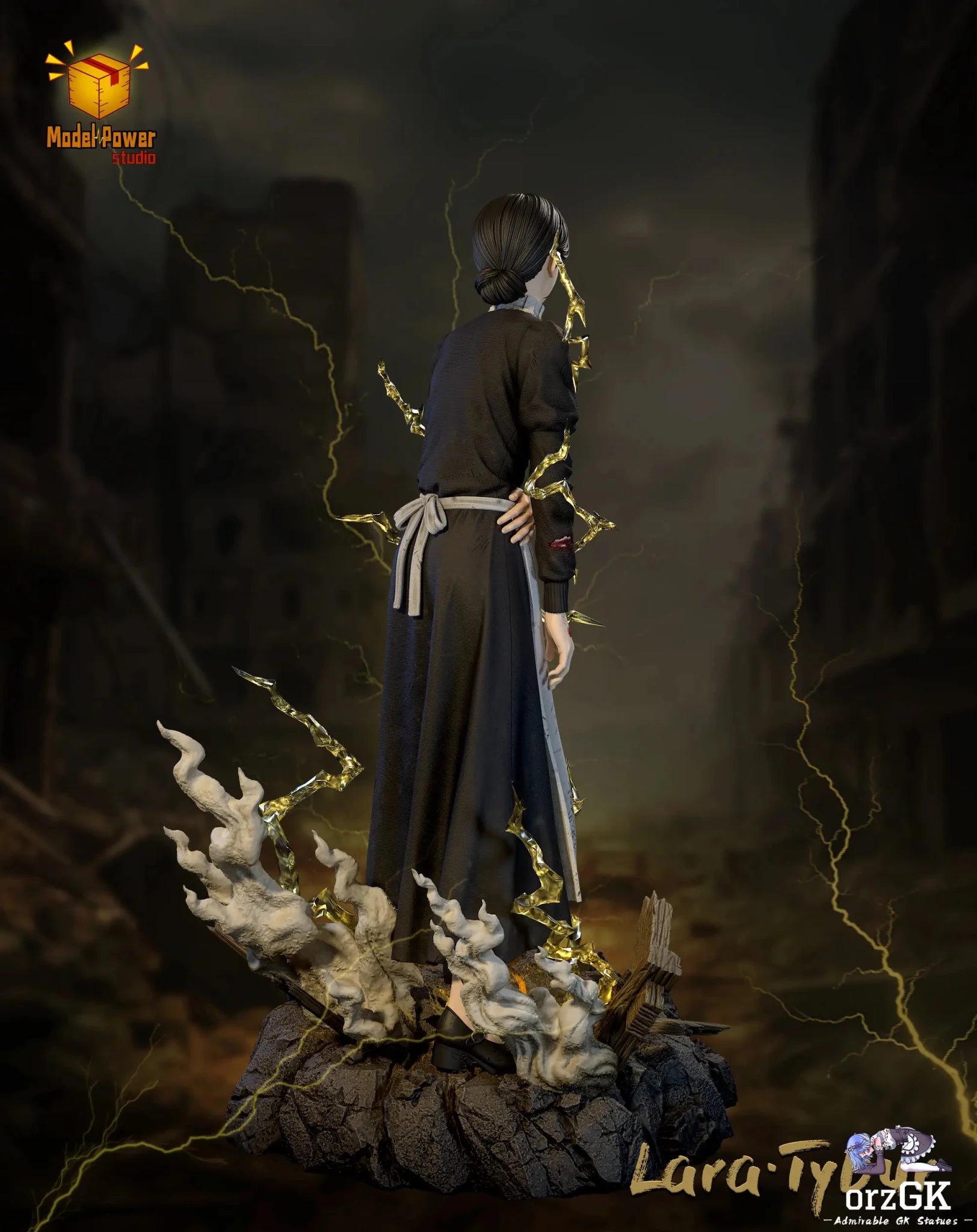 Model Power Studio - Lara Tybur Attack on Titan resin statue Navy Toys anime figure