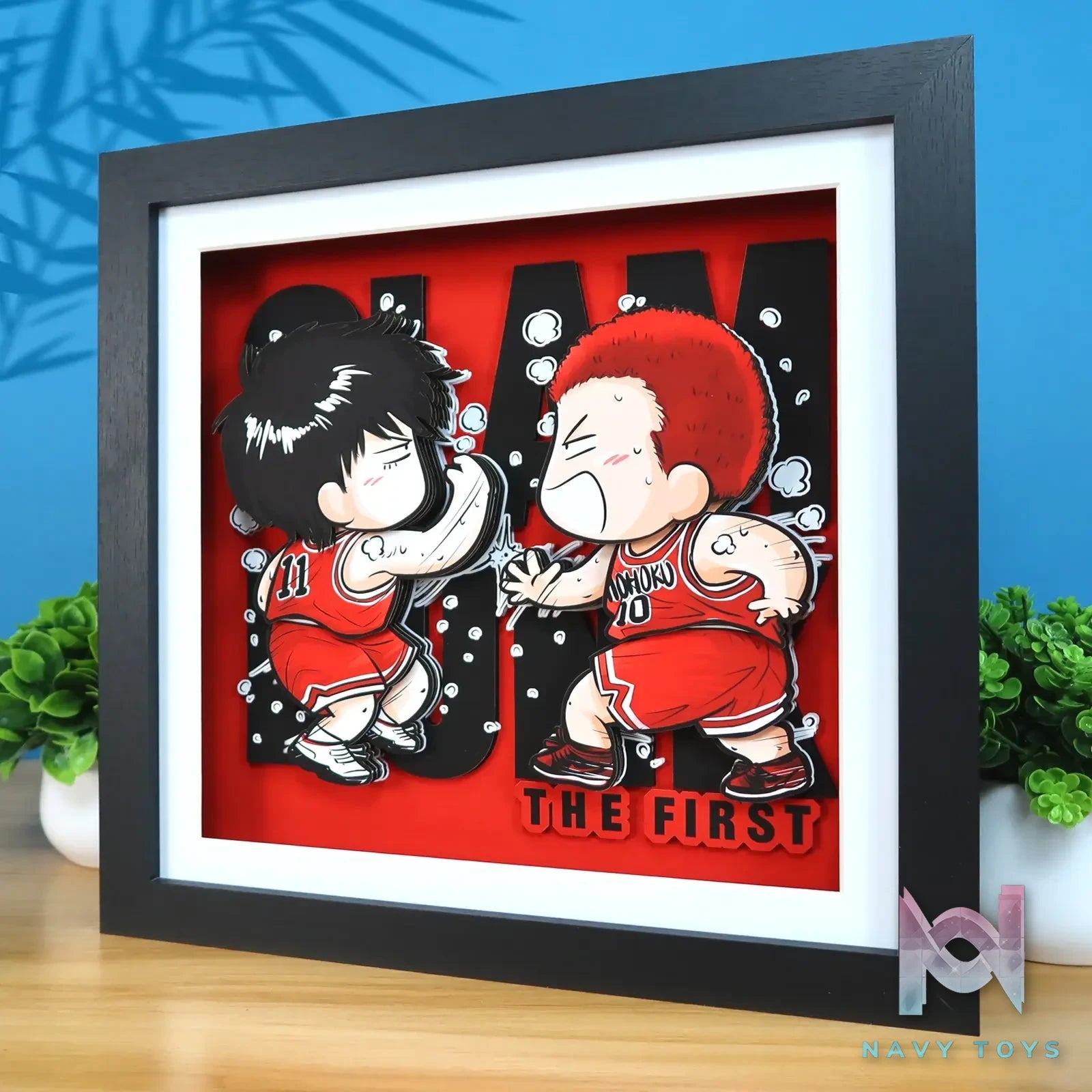 KALA HOME Studio – Hanamichi Sakuragi X Kaede Rukawa #03 3D Decorative Painting Slam Dunk