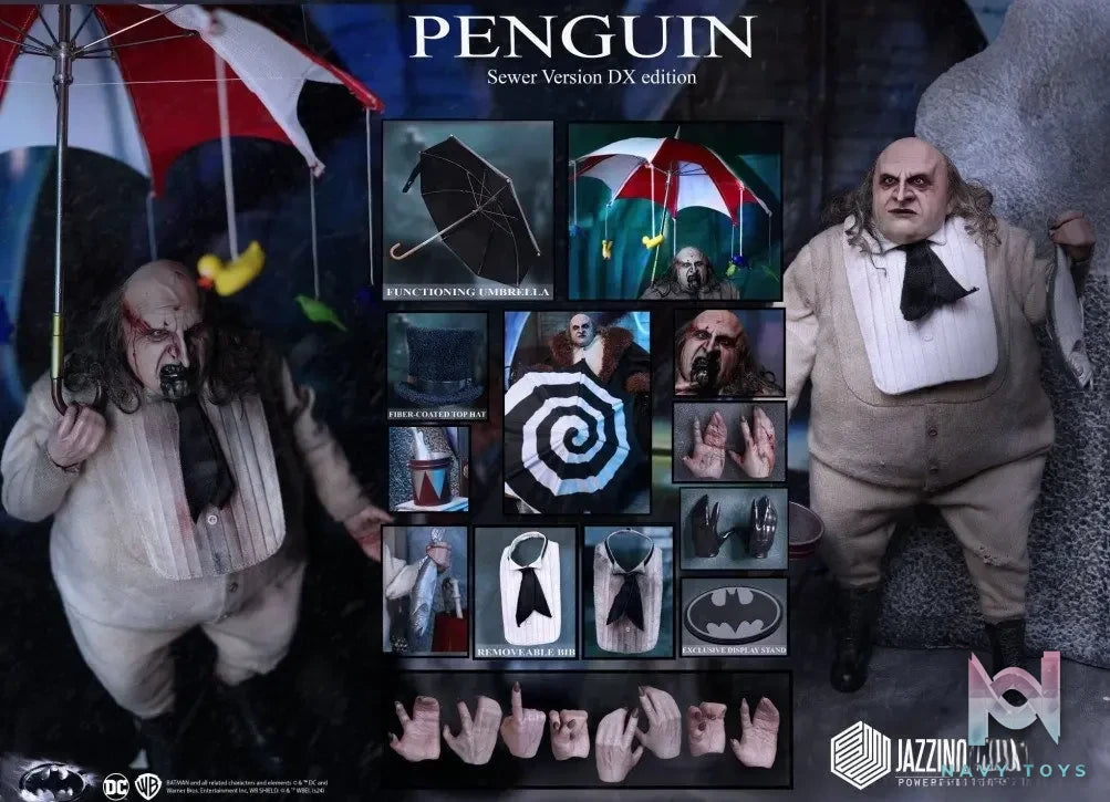 Jazzinc Dioramas Studio – The Sewer Penguin (Batman Returns) 1/6 Scale Figure (Licensed)