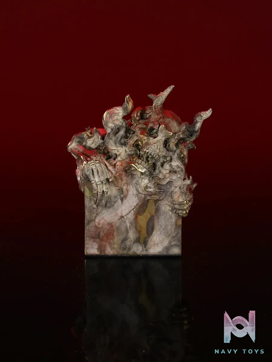Manas SUM – Fan Zai “Flame Demon Seal” Weird Sealing Series Original Design Cast Bronze Decoration (Licensed)