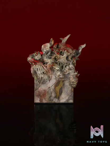 Manas SUM – Fan Zai “Flame Demon Seal” Weird Sealing Series Original Design Cast Bronze Decoration (Licensed)