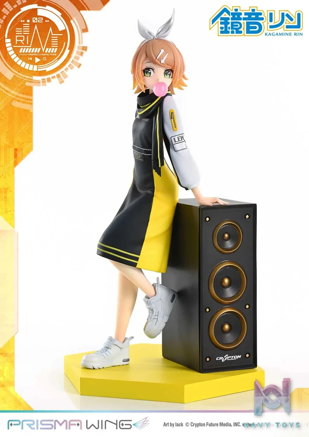 Prime 1 Studio & PRISMA WING Collection – PRISMA WING Piapro Characters Kagamine Rin “Art by lack” 1/7 Scale Pre-Painted Figure PWPCL-03P (Licensed)