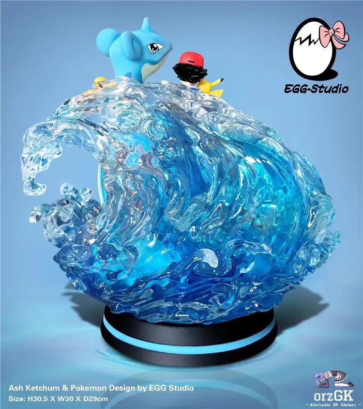 EGG Studio - Pokémon Ash Ketchum Brave The Winds And Waves resin statue Navy Toys anime figure
