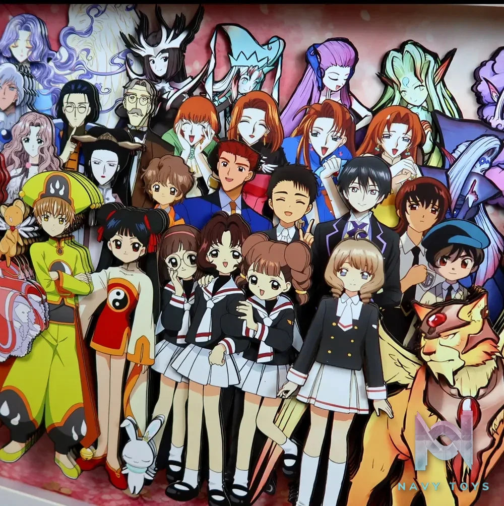 KALA HOME Studio – Cardcaptor Sakura Multiple Characters #03 3D Decorative Painting Cardcaptor Sakura