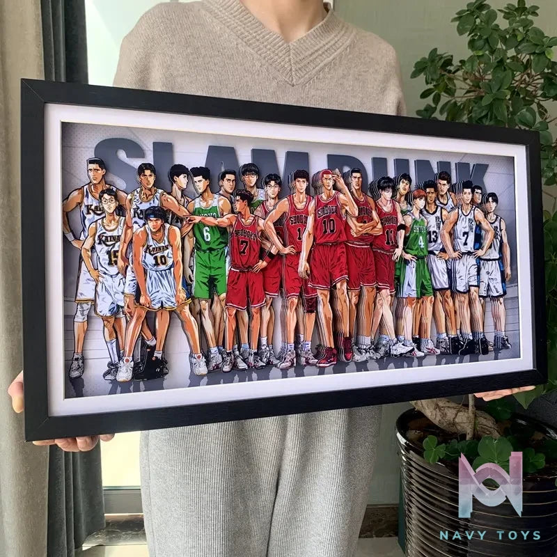KALA HOME Studio – Slam Dunk Multiple Characters #08 3D Decorative Painting Slam Dunk