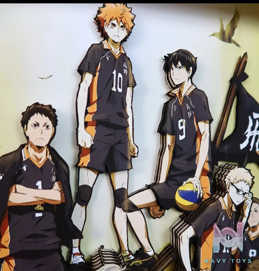 KALA HOME Studio – Haikyu!! Multiple Characters #02 3D Decorative Painting Haikyu!!