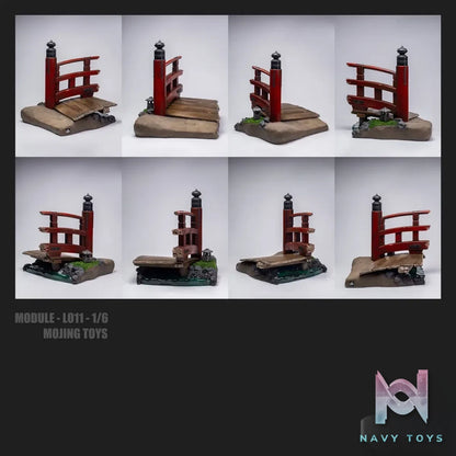 MOjingToys – Module Series – L011Cuiying Broken Bridge 1/6 DIORAMA BASE (Licensed)
