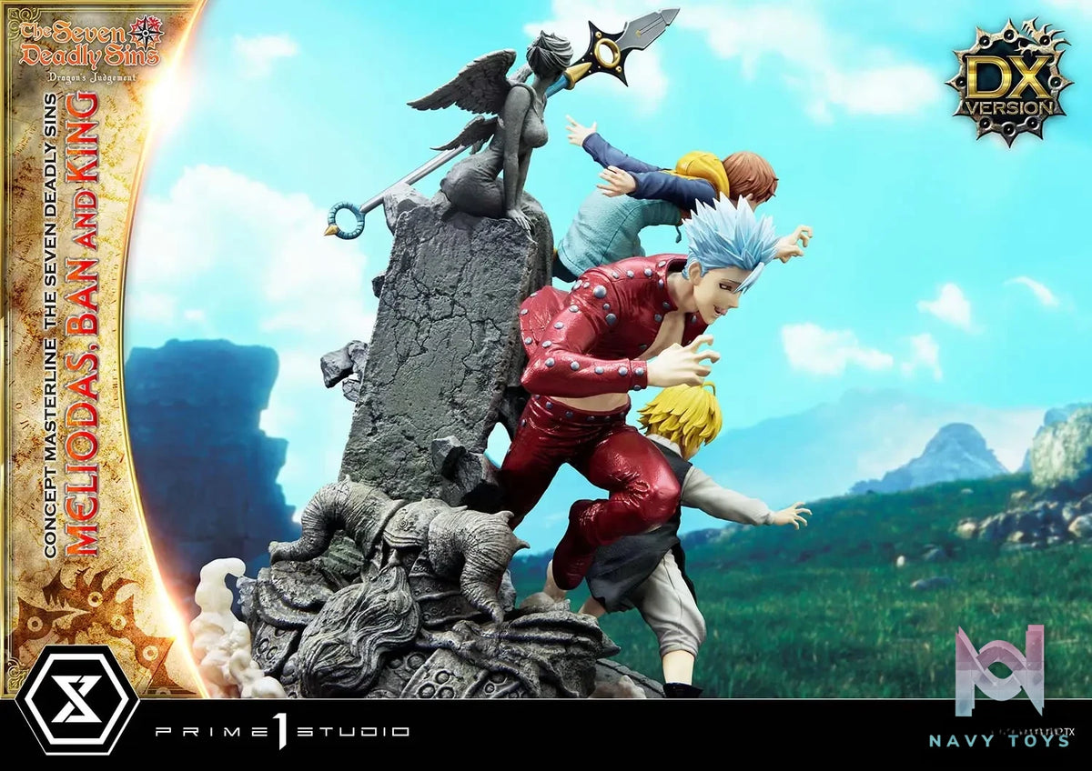 Prime 1 Studio – Concept Masterline The Seven Deadly Sins Meliodas, Ban and King CMNTZ-01 CMNTZ-01DXS (Licensed)
