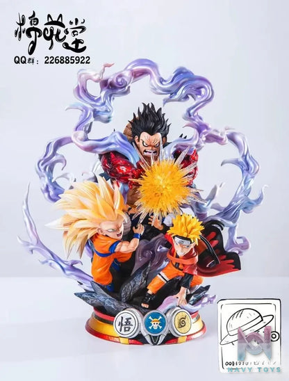 M.H.T Studio – Naruto One Piece Dragon Ball Luffy & Goku & Naruto