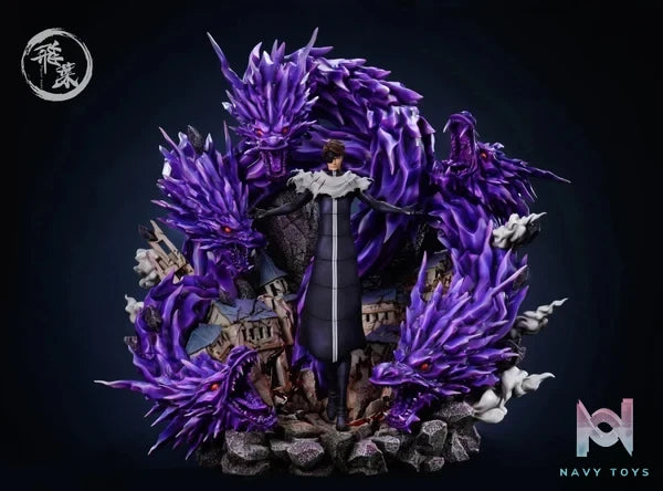 FlyLeaf Studio - BLEACH Five Dragons Sosuke Aizen resin statue Navy Toys anime figure