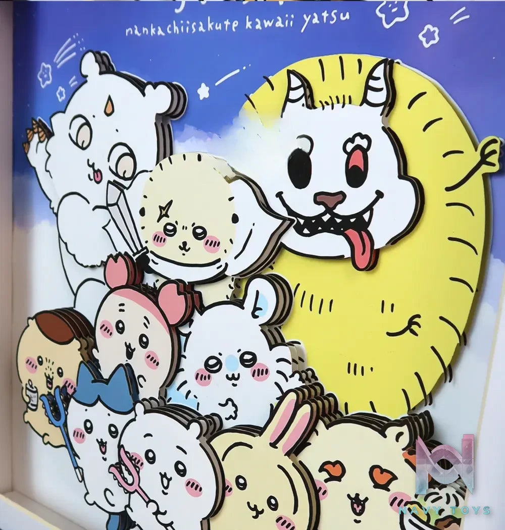 KALA HOME Studio – Chiikawa Multiple Characters 3D Decorative Painting Chiikawa