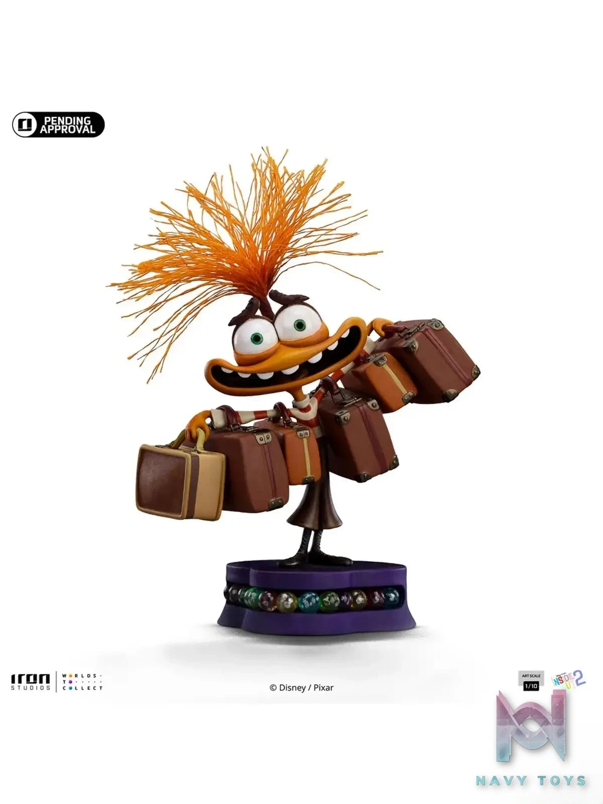 Iron Studio – Inside Out 2 Joy DSNEY112724-10 & Anxiety DSNEY112824-10 (Licensed)