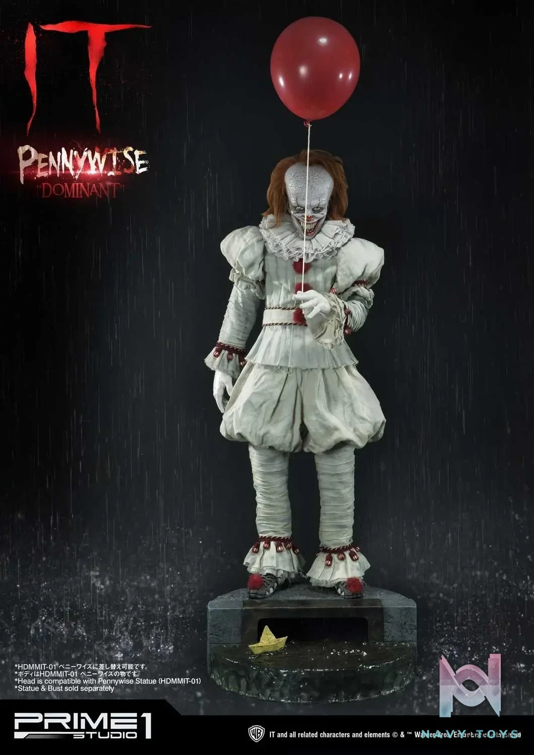Prime 1 Studio – High Definition Bust IT (Film) Pennywise Head HDBIT-01 HDBIT-02 HDBIT-03 HDBIT-ALL (Licensed)