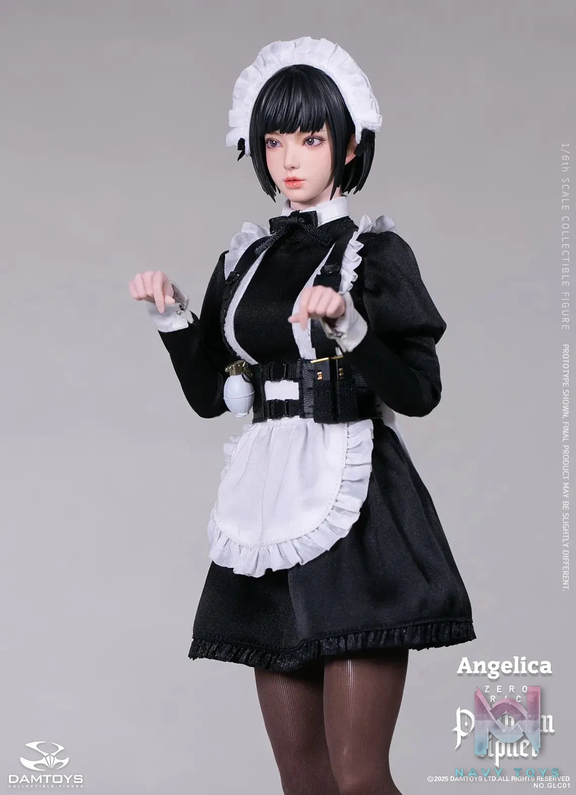 DAMTOYS – 1/6th scale PHANTOM CIPHER: ZERO TRACE ANGELICA Original Story Collectible Figure GLC01 (Licensed)