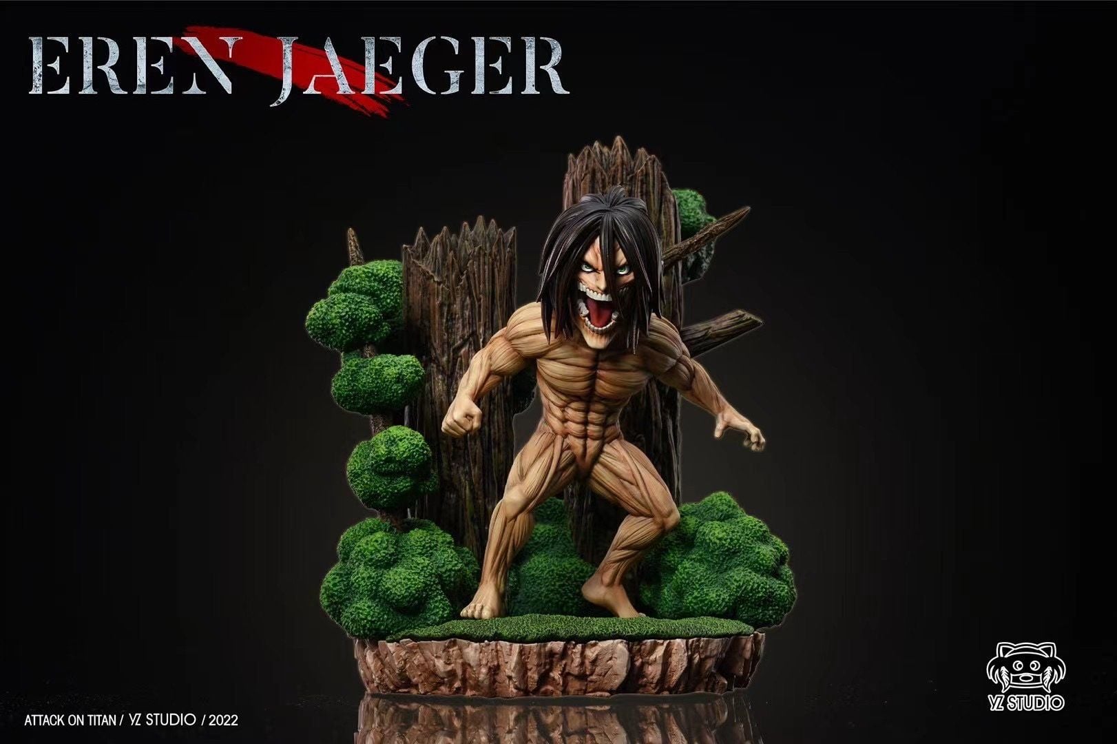 Eren Yeager resin statue yz studio anime figure