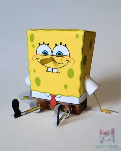 Qian Zhi Lu Studio – Bikini Bottom series 3D Paper Model DIY SpongeBob SquarePants