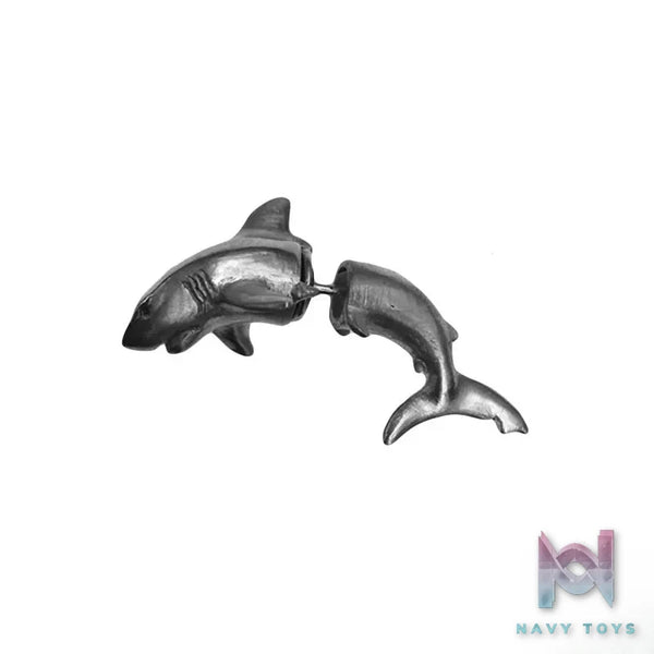 Raven Studio (silver jewelry) – Original Exclusive Design “Blood Sea Killer” Shark Earrings Original