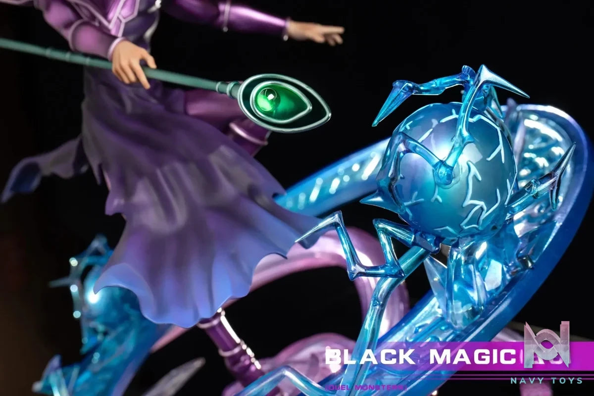 YU Studio - Yu - Gi - Oh! Black Magician resin statue Navy Toys anime figure