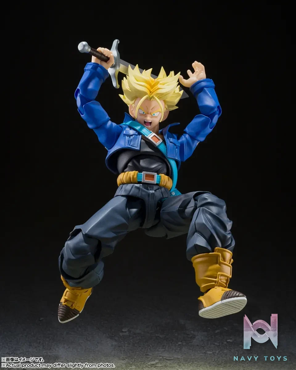 BANDAI SPIRITS – S.H.Figuarts Super Saiyan Trunks -Boy From the Future- “Dragon Ball Z” (Licensed)