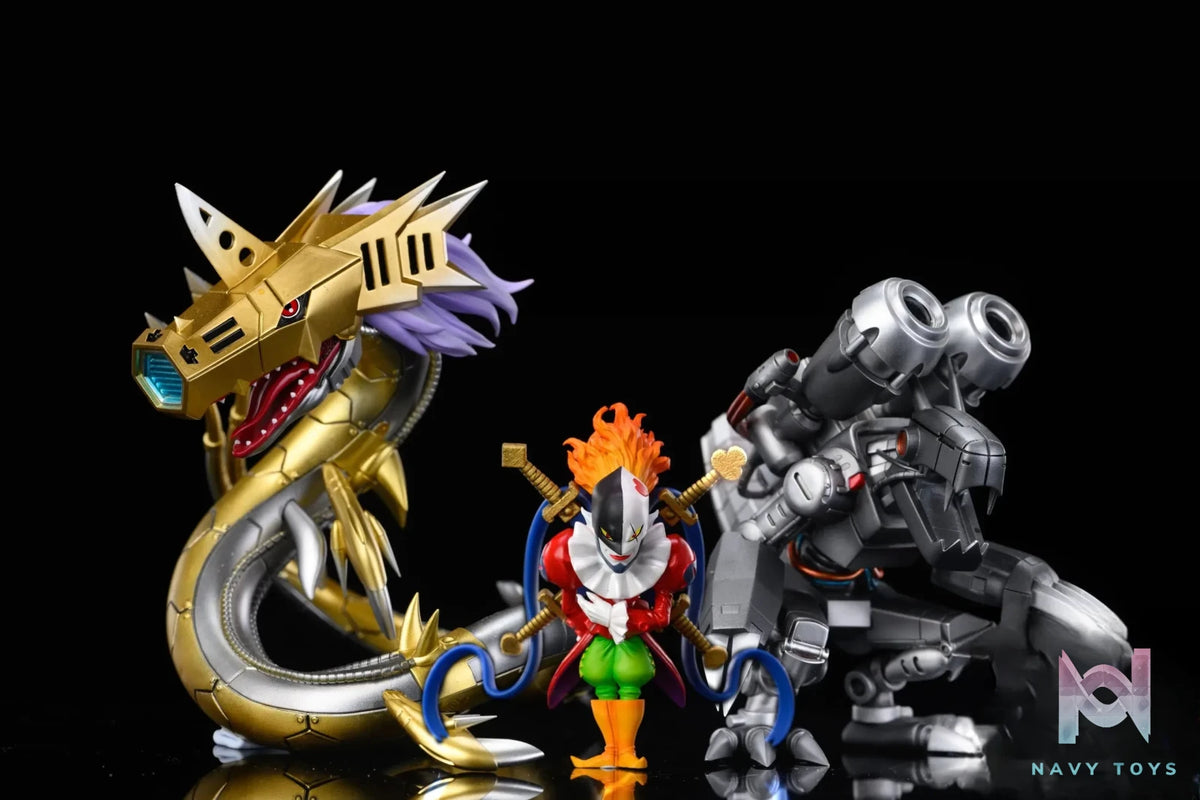 LeaGue Studio – Digimon Dark Masters 02 Mugendramon & Metal Seadramon