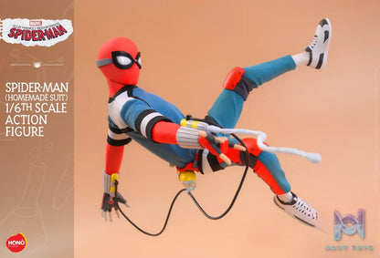 Hottoys & HONO Studio – Marvel Your Friendly Neighborhood Spider-Man (Homemade Suit) Action Figure HS07 (Licensed)