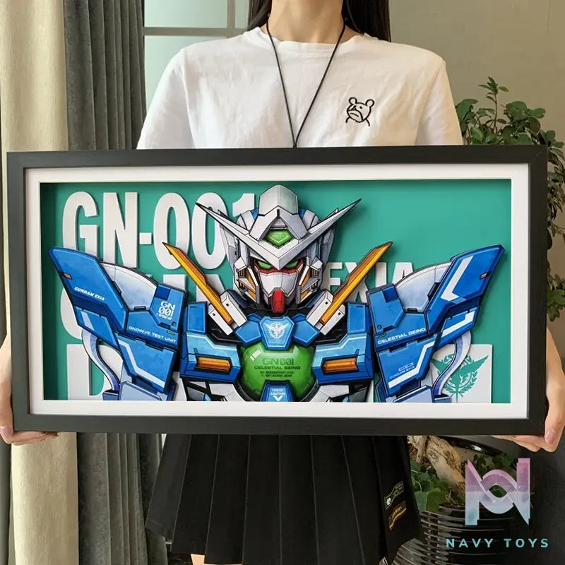 KALA HOME Studio – Gundam Exia 3D Decorative Painting Gundam