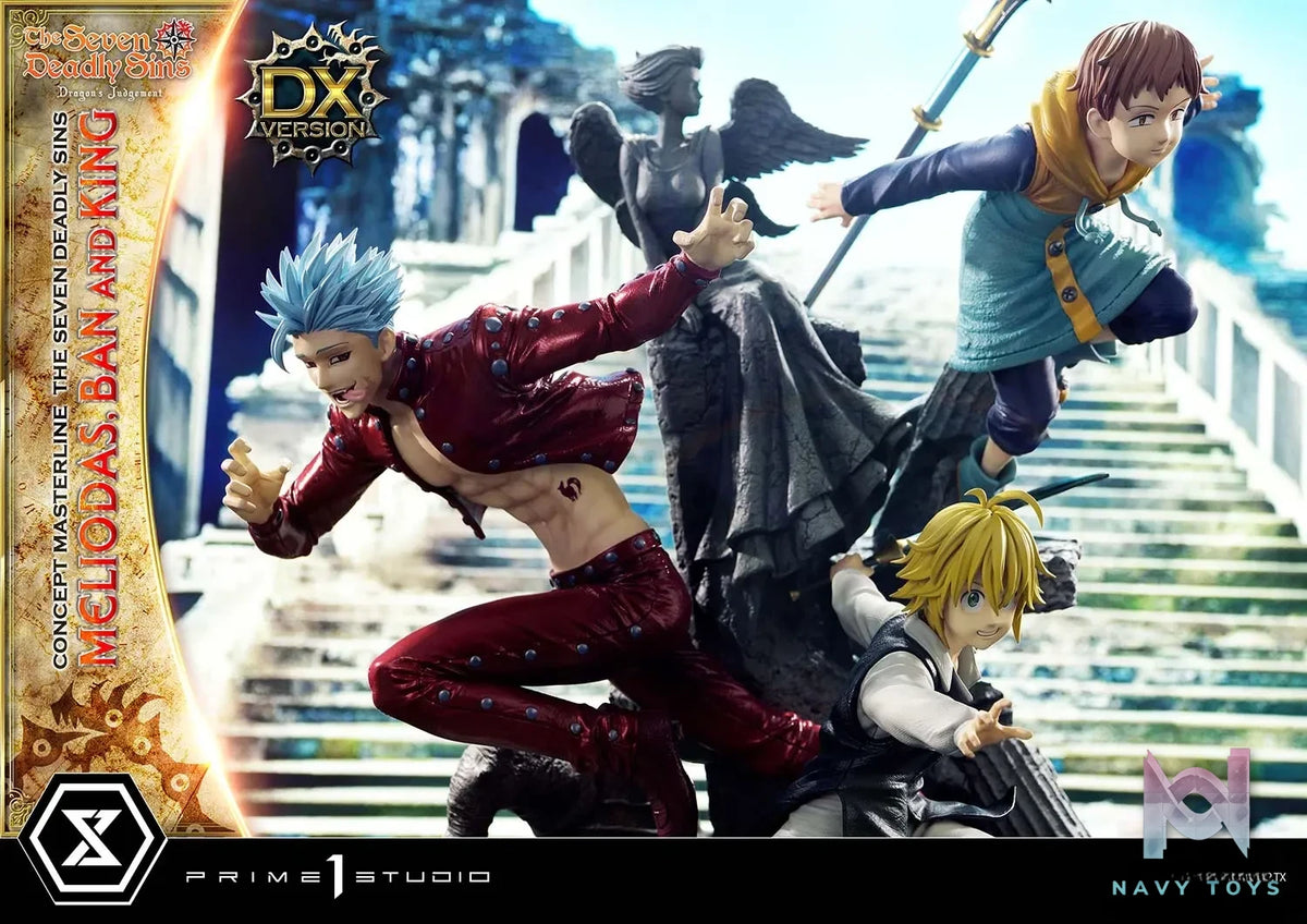 Prime 1 Studio – Concept Masterline The Seven Deadly Sins Meliodas, Ban and King CMNTZ-01 CMNTZ-01DXS (Licensed)