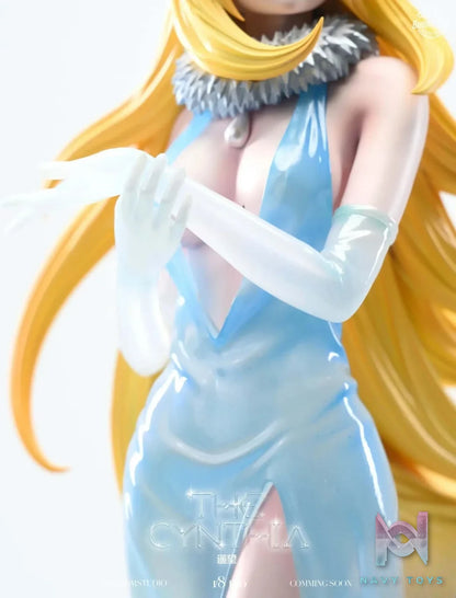 Boom Studio - Pokémon Great Artist Series Cynthia resin statue Navy Toys anime figure