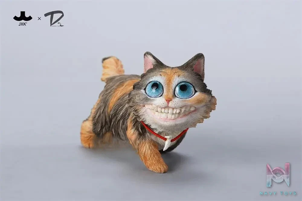 DOUBLE TWO & JXK – Original Urban Legends-Grinning Cat Figurine (Licensed)