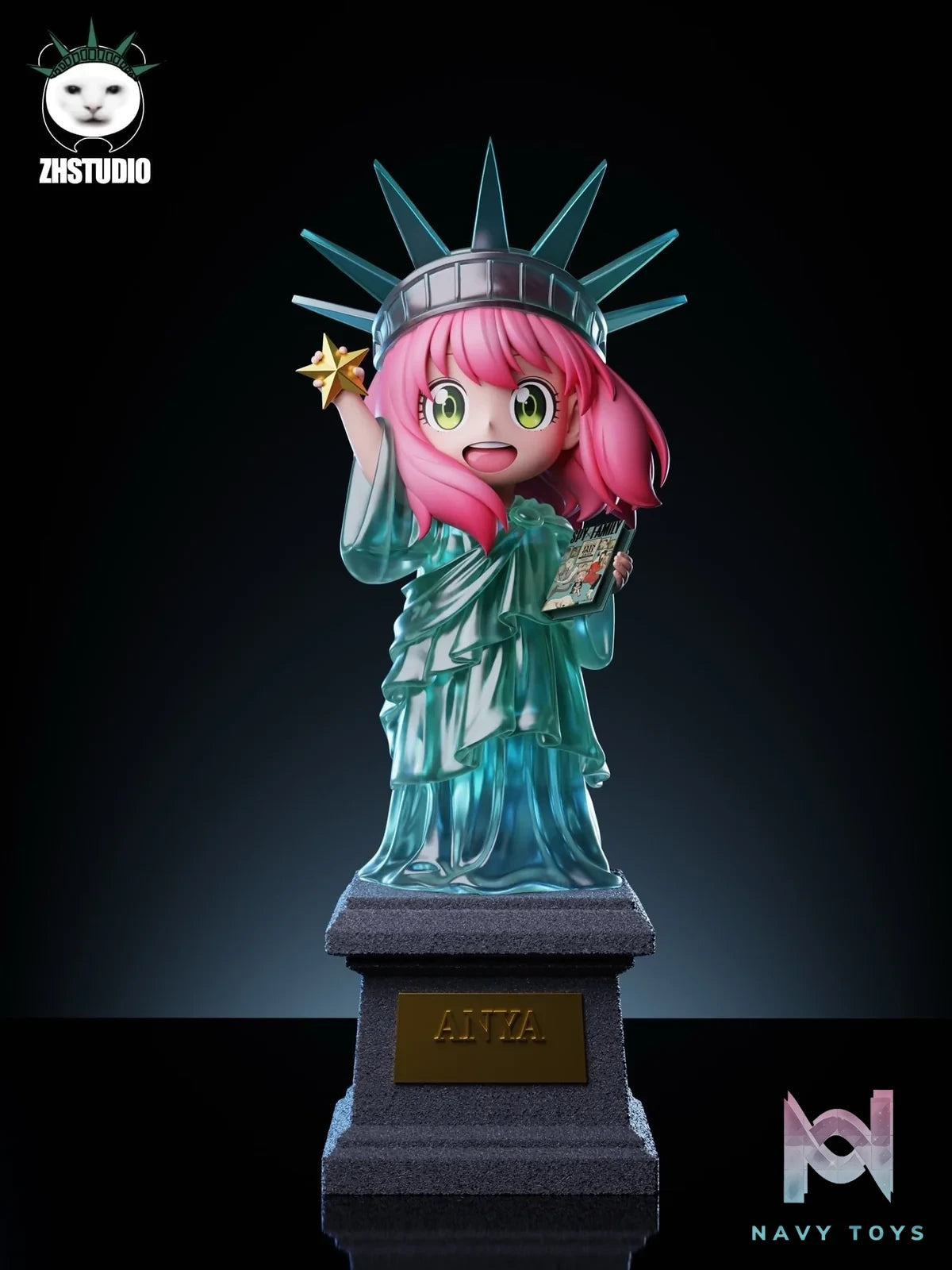 Anya & Frieren cos Statue of Liberty - Spy x Family - ZH Studio resin statue zh studio anime figure