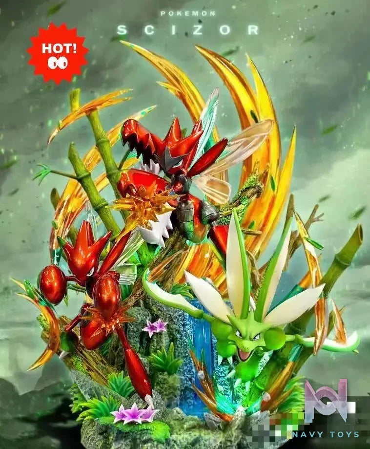 PPAP Studio – Pokémon Scyther, Scizor, MEGA Scizor