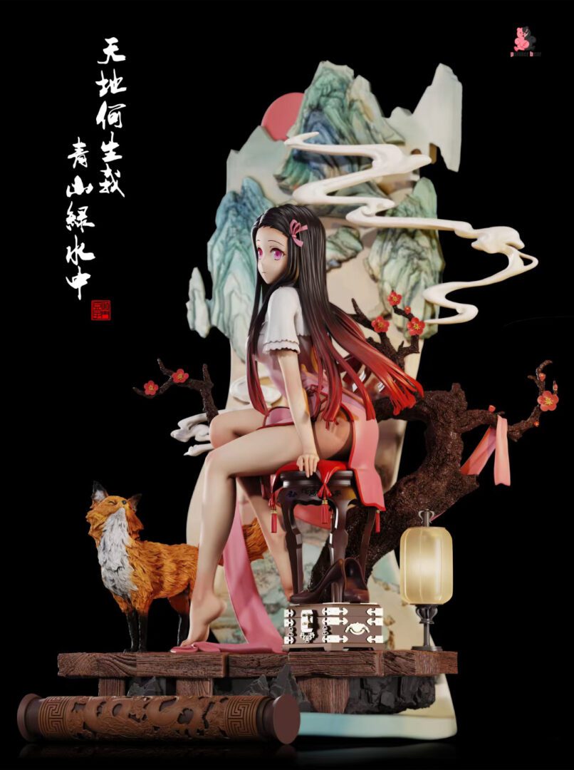 Nezuko - Pointer Bear resin statue pointer bear studio anime figure