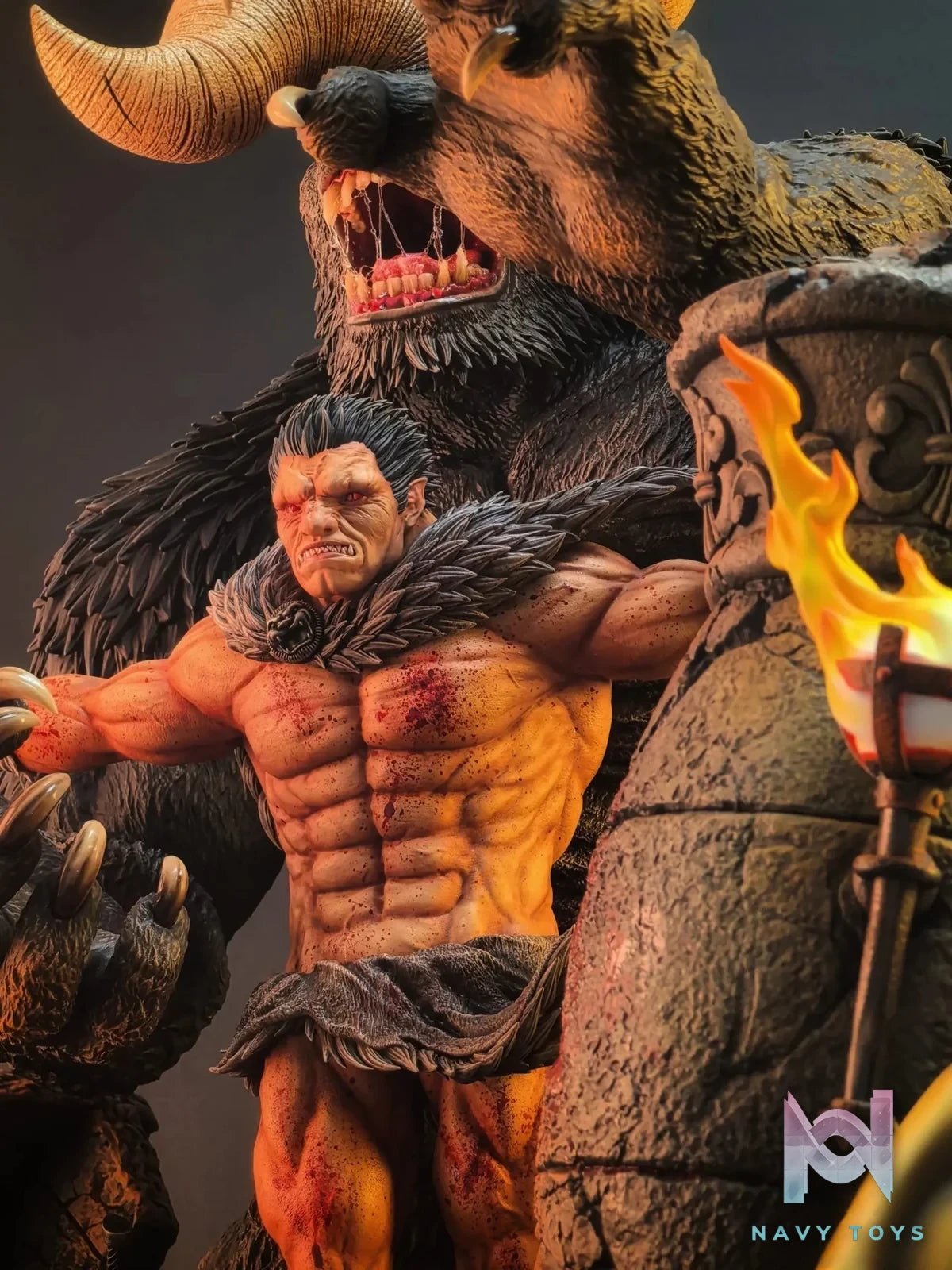 Zodd the Immortal - BERSERK - IRON ELEVEN Studio & FIGURE CLASS Studio resin statue Navy Toys anime figure