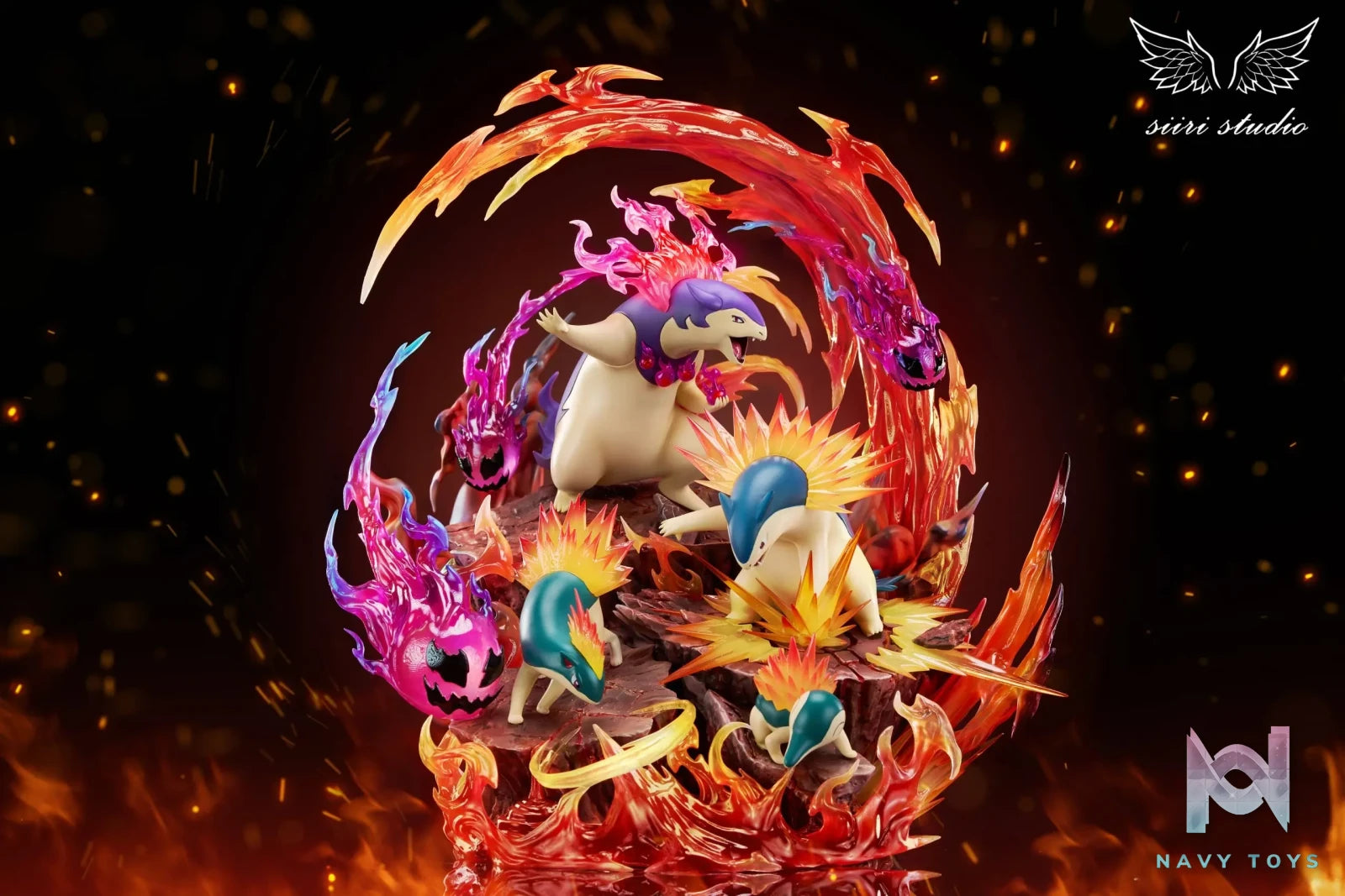 Siiri Studio – Pokémon Typhlosion Evolution Set