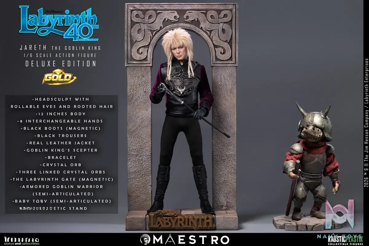 Infinite Statue – LABYRINTH JARETH THE GOBLIN KING 1/6 SCALE ACTION FIGURE (Licensed)