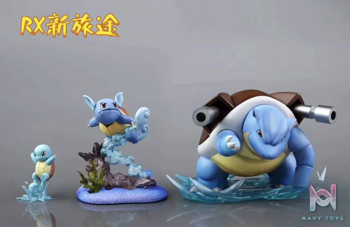RX Studio – Pokémon Squirtle&Wartortle&Blastoise
