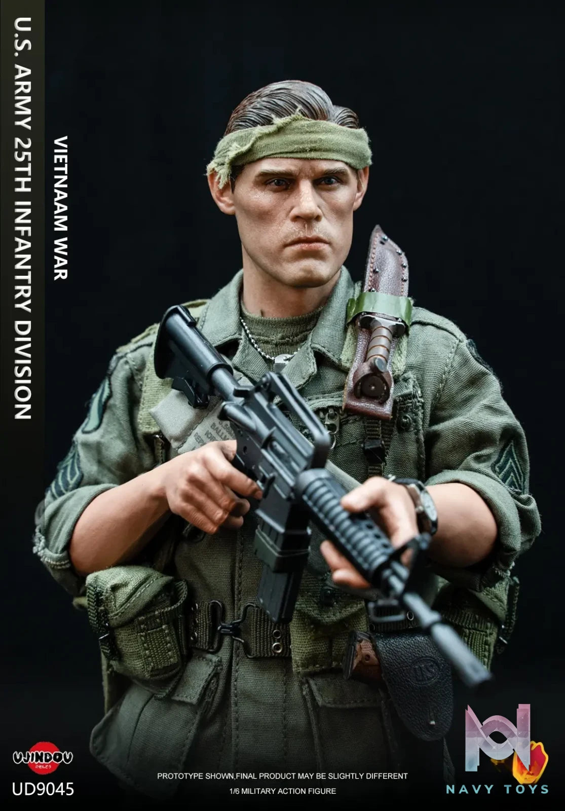 UJINDOU – U.S. ARMY 25TH INFANTRY DIVISION 1/6 VIETNAM WAR NO.UD9045 (Licensed)